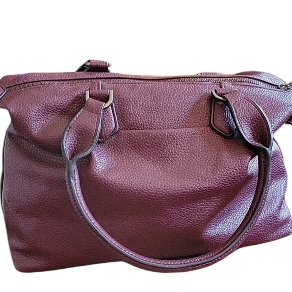 Aubergine a new day Vegan Leather Handbag - Picture 4 of 11